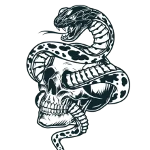 Serpent Fang Skull Emblem